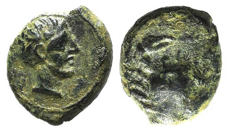 Sicily, Motya, c. 400-397 BC. Æ ... 