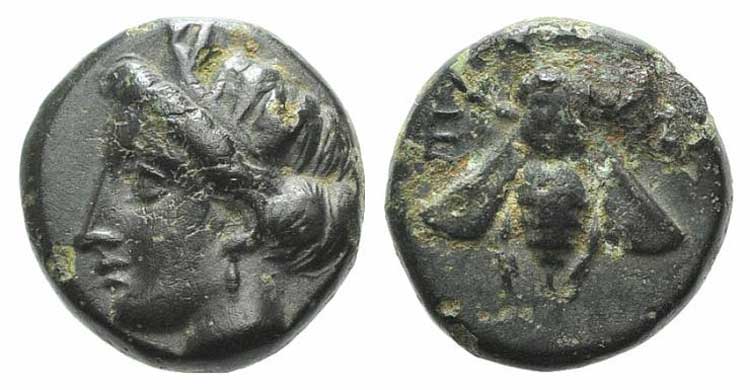 Ionia, Ephesos, c. 375 BC. Æ ... 
