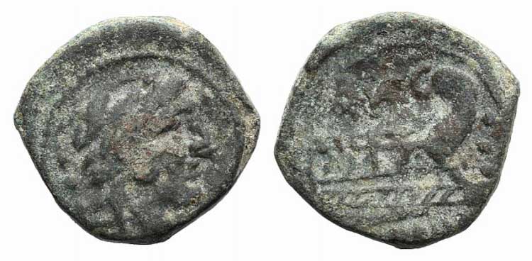 M. Vargunteius, Rome, 130 BC. Æ ... 