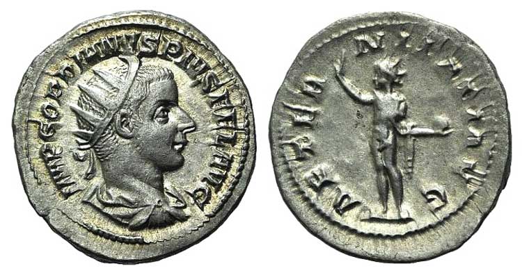 Gordian III (238-244). AR Denarius ... 