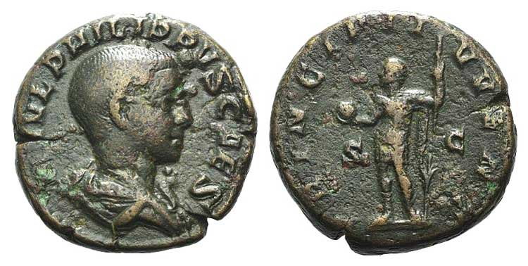 Philip II (Caesar, 244-247). Æ As ... 