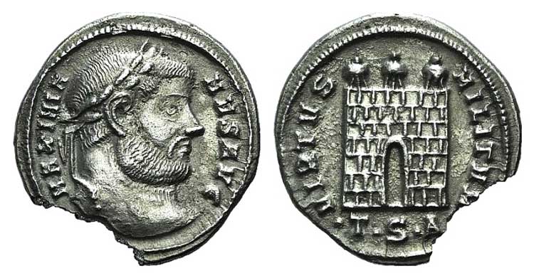 Maximianus (286-305). AR Argenteus ... 