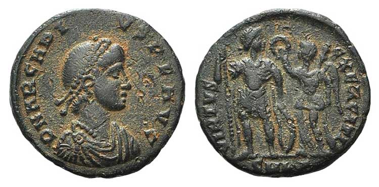 Arcadius (383-408). Æ (18mm, ... 