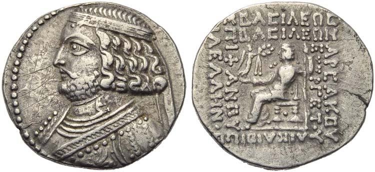 Orodes II (57-38), Tetradrachm, ... 