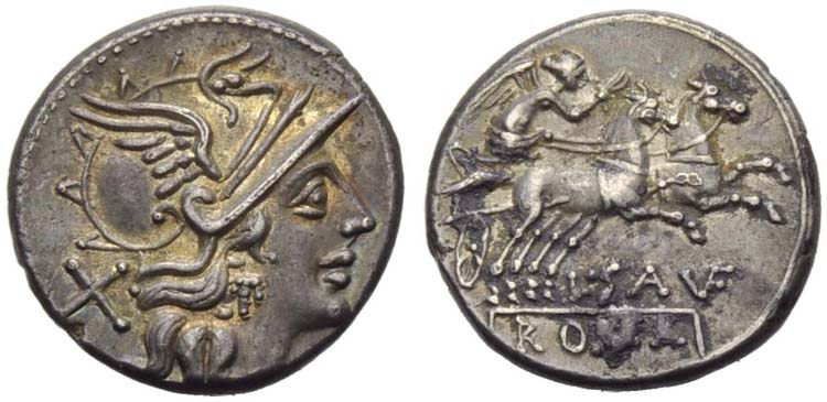 L. Saufeius, Denarius, Rome, 152 ... 