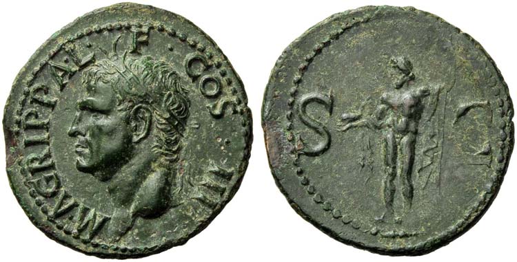 Agrippa, General of Augustus, As, ... 