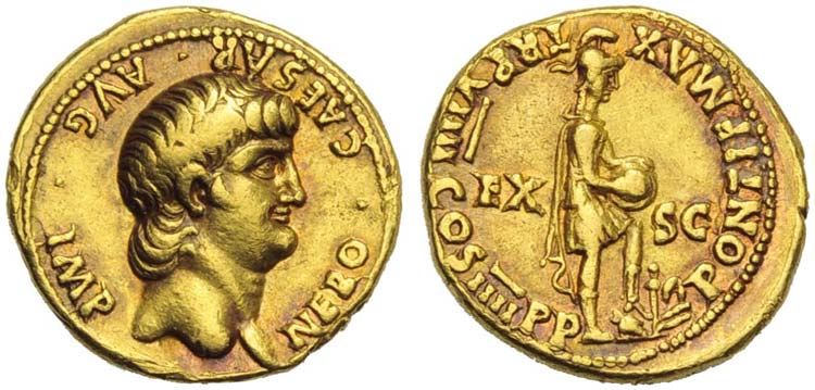 Nero (54-68), Aureus, Rome, AD ... 