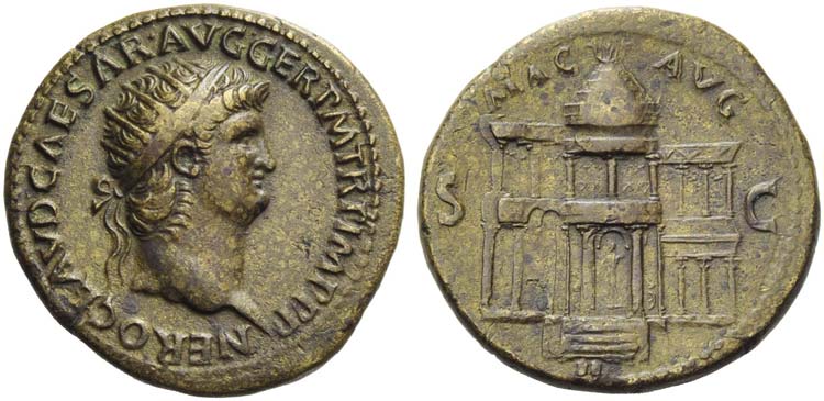 Nero (54-68), Dupondius, Rome, c. ... 
