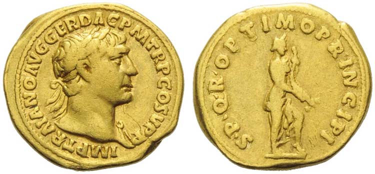 Trajan (98-117), Aureus, Rome, AD ... 