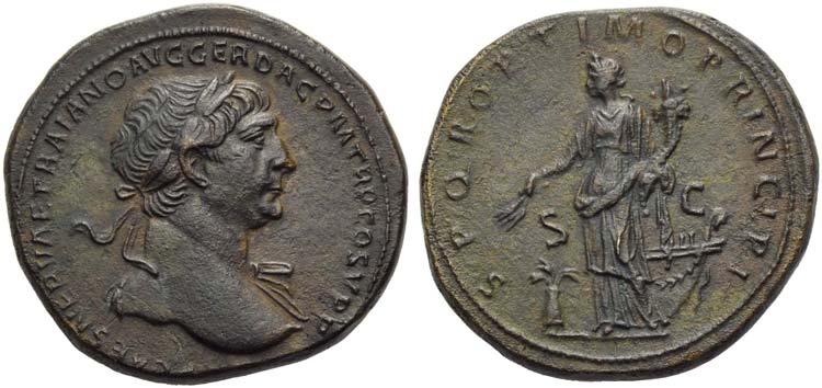 Trajan (98-117), Sestertius, Rome, ... 