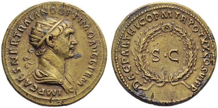 Trajan (98-117), As, struck in ... 