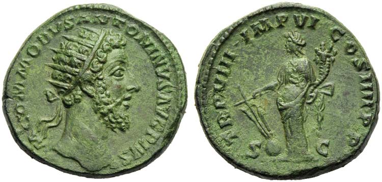 Commodus (177-192), Dupondius, ... 