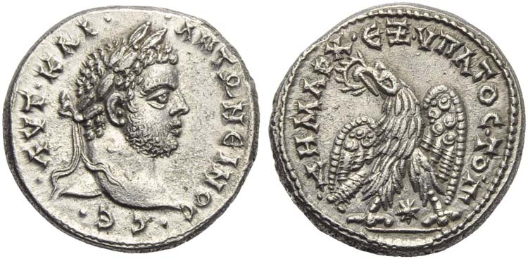Caracalla (198-217), Tetradrachm, ... 