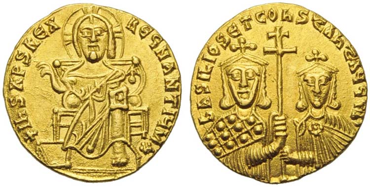 Basil I with Constantine ... 