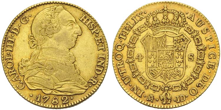 Spain, Carlos III (1759-1788), 4 ... 