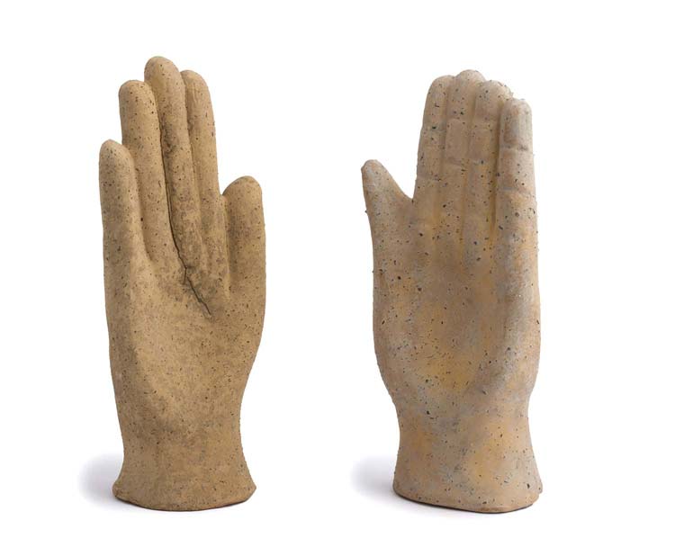 A couple of Italic votive hands ... 