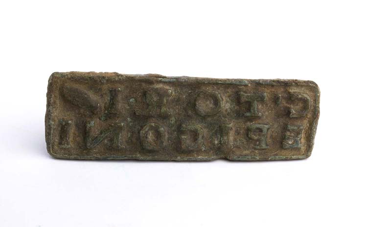 Roman bronze bread-stamp  1st - ... 