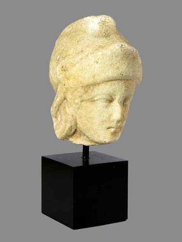 Greco-Roman male helmeted head ca. ... 