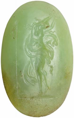 Neoclassical intaglio in jadeite ... 