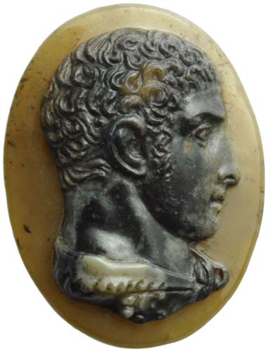Neoclassical cameo, 23 x 17 mm, ... 