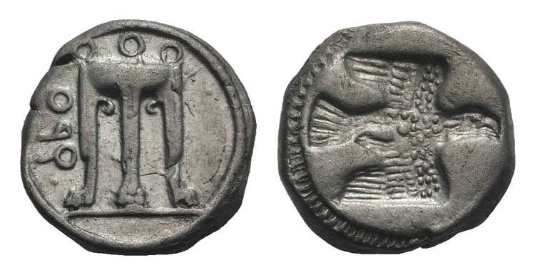 Bruttium, Kroton, c. 480-430 BC. ... 