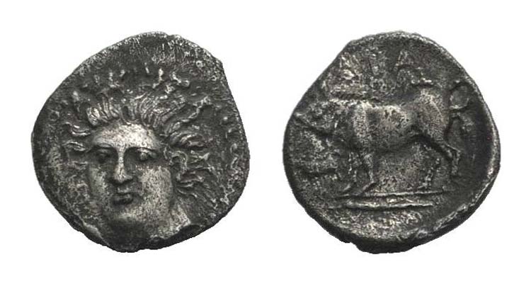 Sicily, Abakainon, c. 410-400 BC. ... 