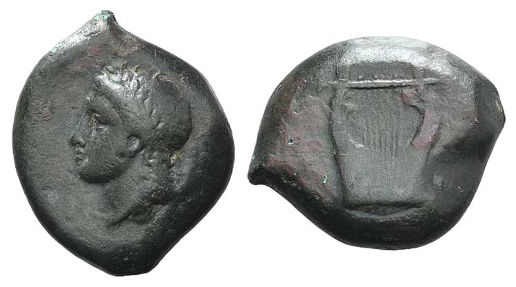 Sicily, Adranon, 339-336 BC. Æ ... 