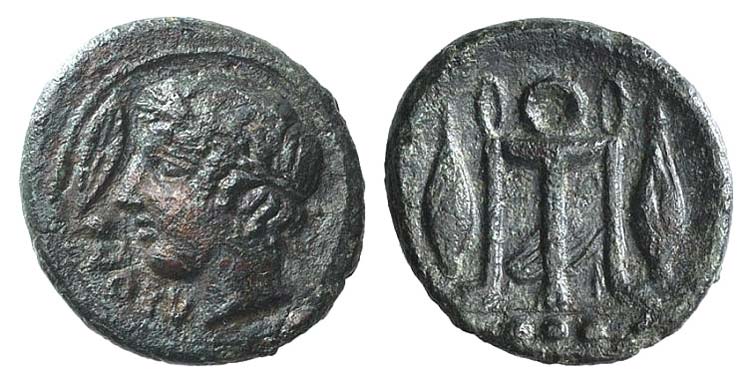 Sicily, Leontini, c. 405-402 BC. ... 