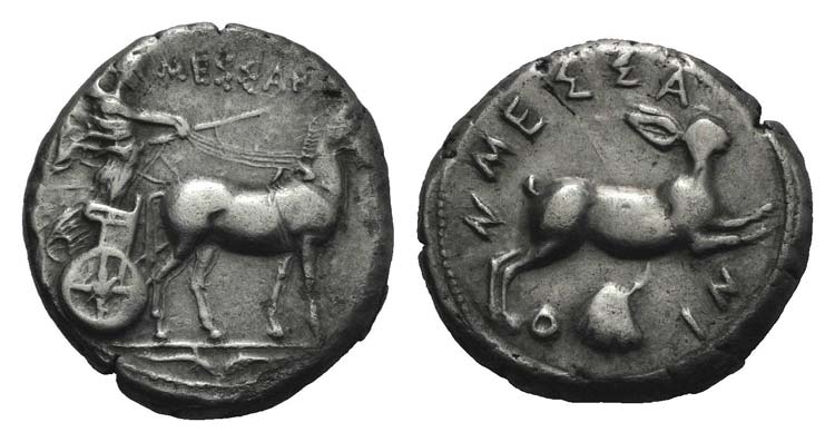 Sicily, Messana, 420-413 BC. AR ... 