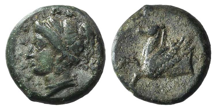 Sicily, Syracuse, 344-334 BC. Æ ... 