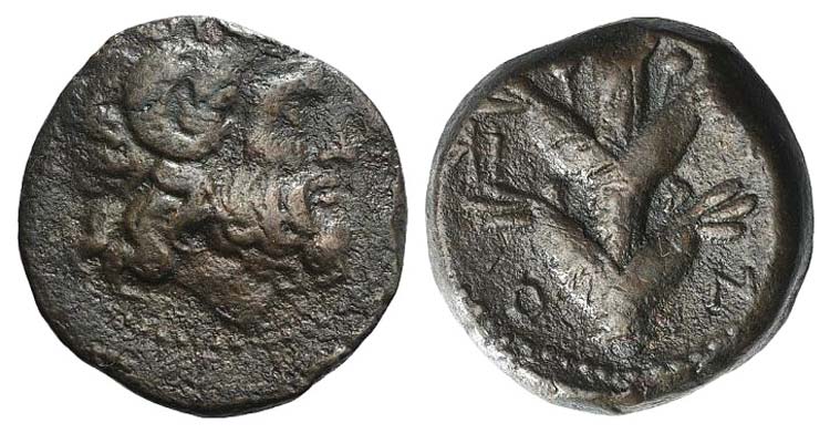 Kyrene, c. 250 BC. Æ (22mm, ... 