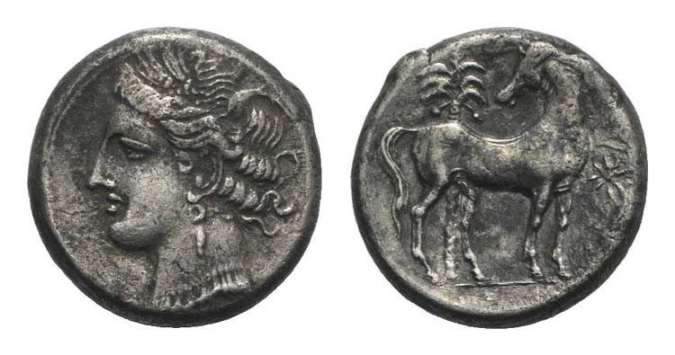 Carthage, c. 300 BC. AR Shekel ... 