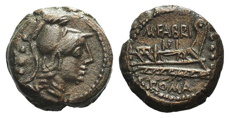 M. Fabrinius, Rome, 132 BC. Æ ... 
