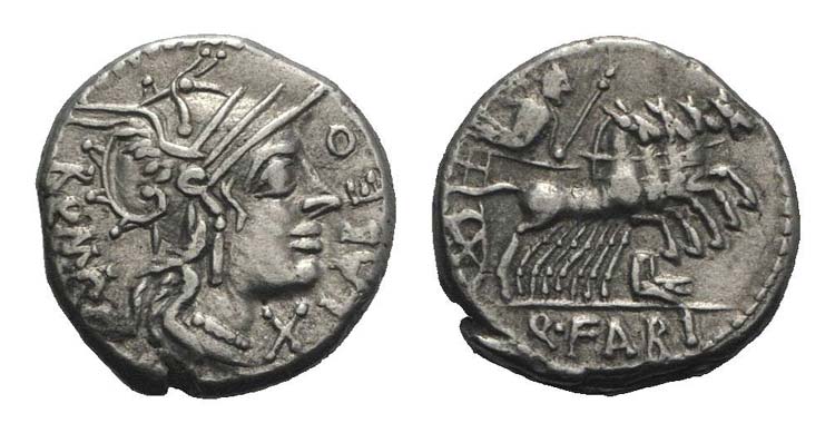 Q. Fabius Labeo, Rome, 124 BC. AR ... 