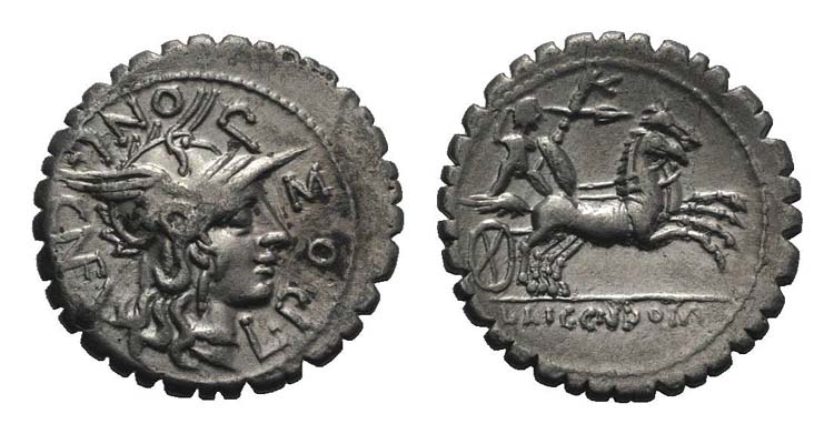 L. Pomponius Cn.f., Rome, 118 BC. ... 