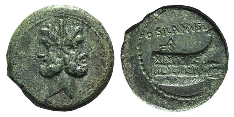 D. Silanus L.f., Rome, 91 BC. Æ ... 