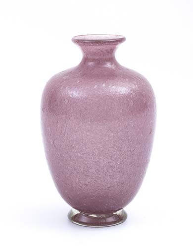 FLLI TOSO - MURANO  Amethyst vase ... 