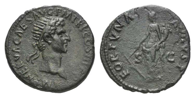 Nerva (96-98). Æ Dupondius (28mm, ... 