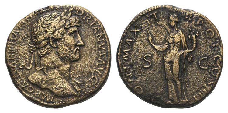 Hadrian (117-138). Æ Sestertius ... 