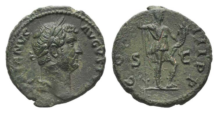Hadrian (117-138). Æ As (25mm, ... 