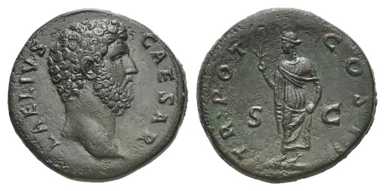 Aelius (Caesar, 136-138). Æ ... 