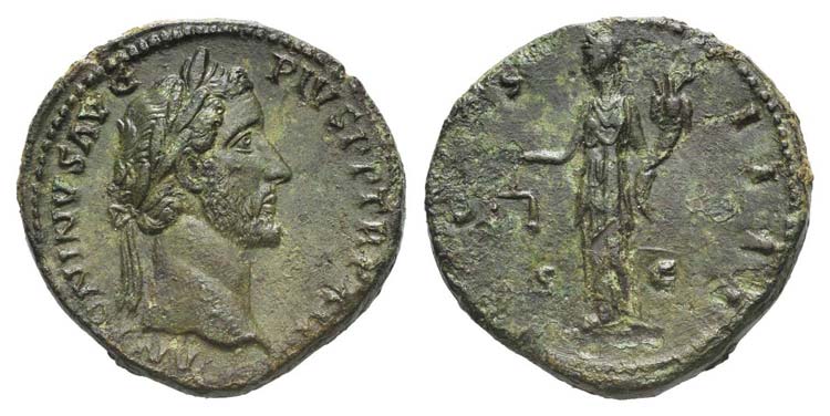 Antoninus Pius (138-161). Æ ... 