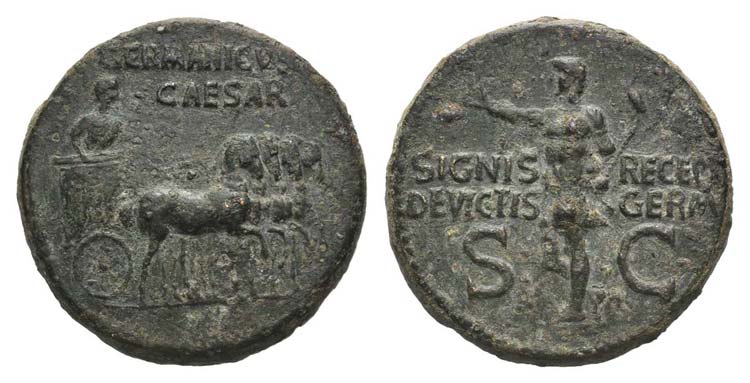 Germanicus (died AD 19). Æ ... 