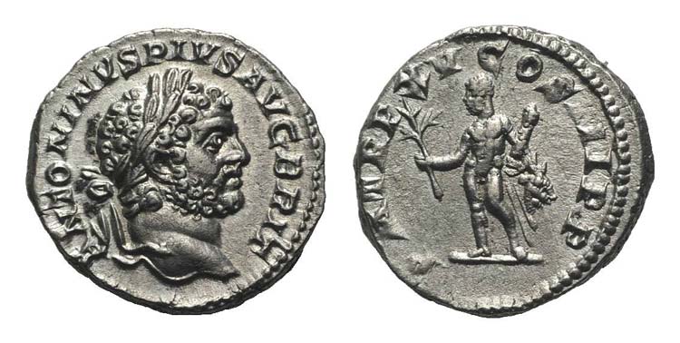 Caracalla (198-217). AR Denarius ... 