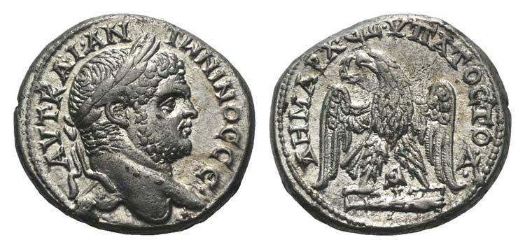 Caracalla (198-217). Phoenicia, ... 