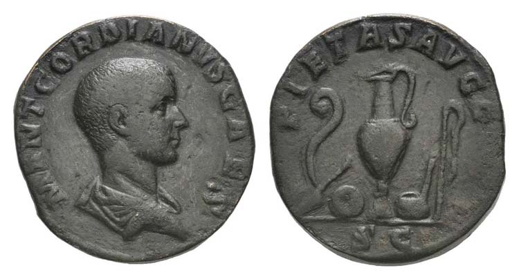 Gordian III (Caesar, AD 238). Æ ... 