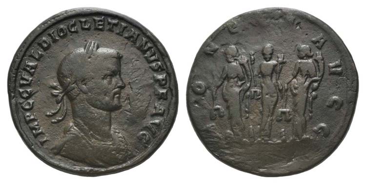 Diocletian (284-305). Æ Medallion ... 