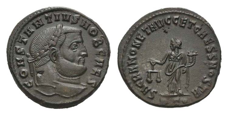 Constantius I (Caesar, 293-305). ... 