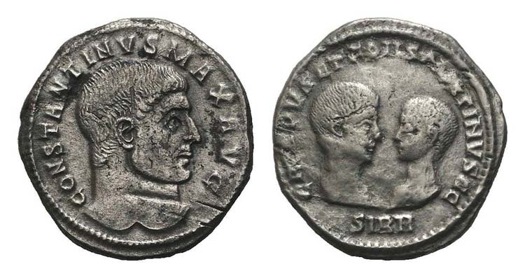 Constantine I with Crispus and ... 