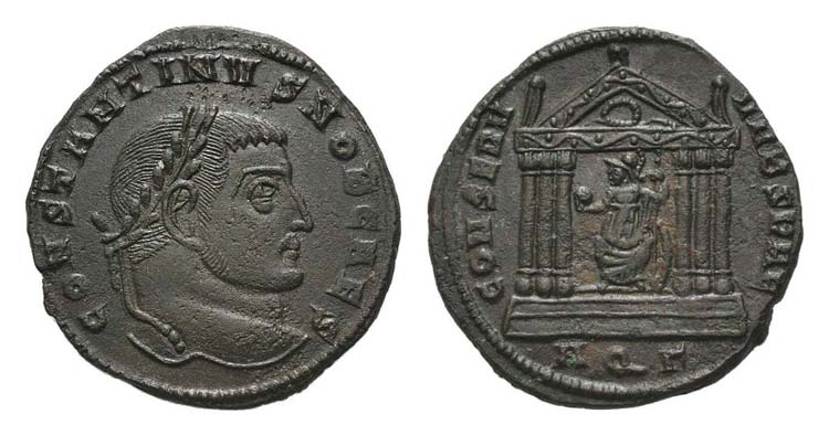 Constantine I (Caesar, 306-309). ... 